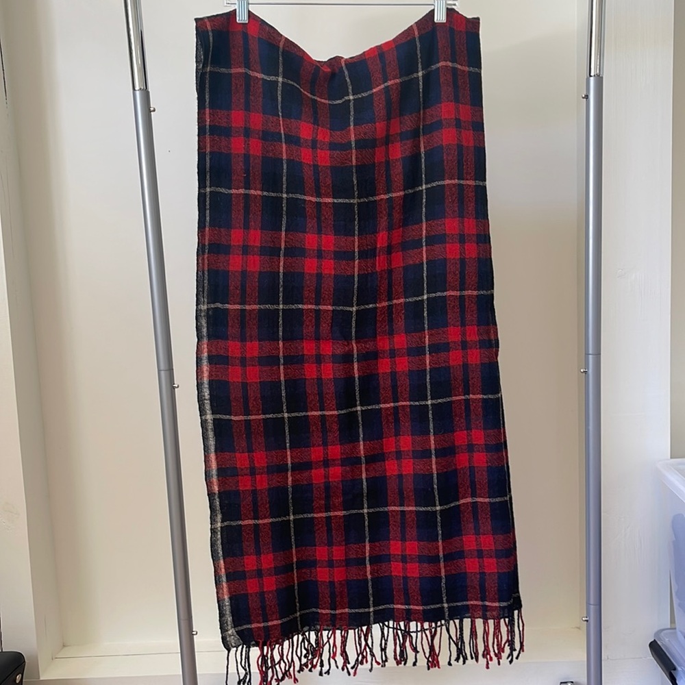 Madewell plaid blanket scarf